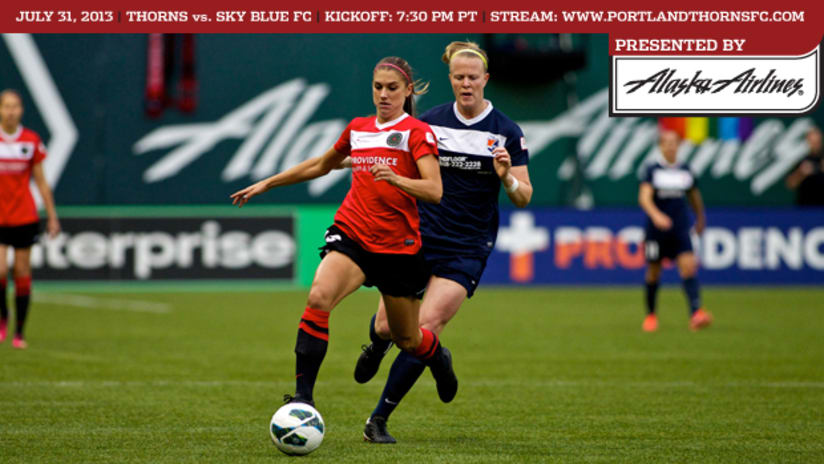 Matchday Preview, Thorns vs. Sky Blue, 7.31.13