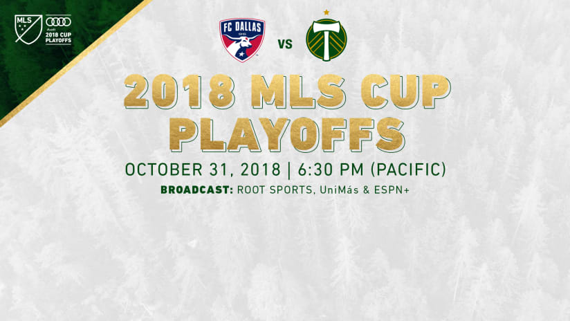 Timbers @ Dallas, Knockout Announce, 10.28.18