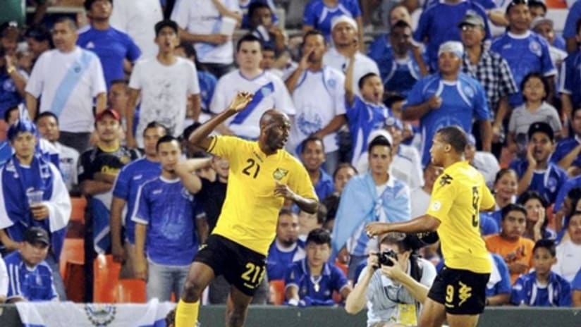Purdy owes Palmer dinner as Jamaica beats El Salvador 2-0 -