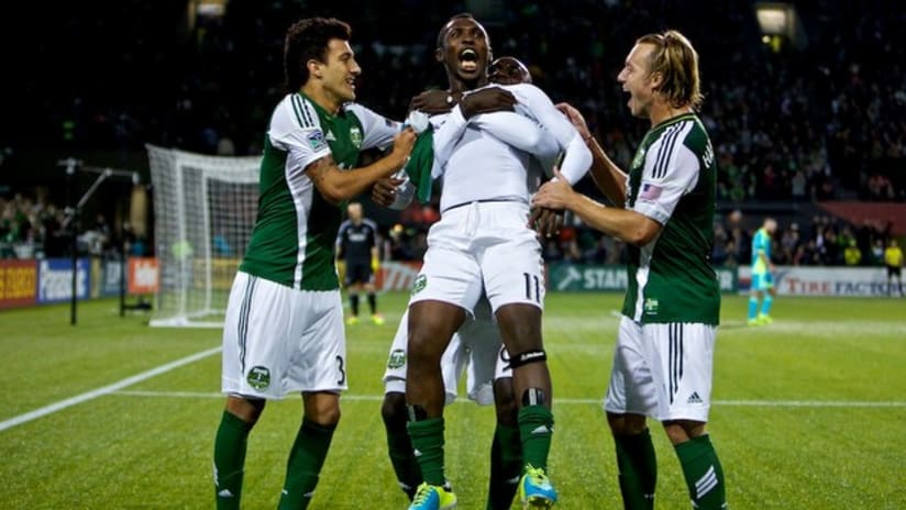 Kalif Alhassan, Timbers vs. Sounders, 10.13.13