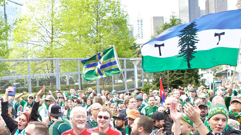 Timbers Army, Timbers @ Seattle, 4.26.15