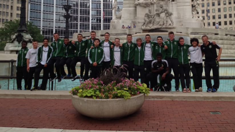 Timbers U-18 Academy Team Pic Playoffs Indianapolis