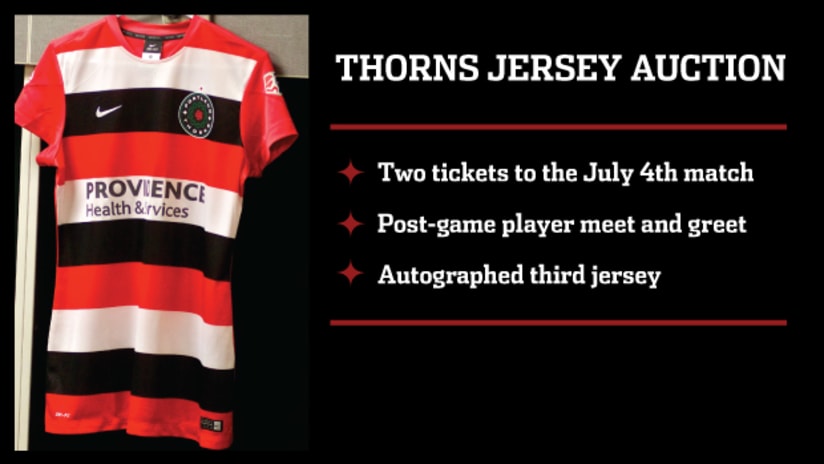 Thorns Jersey auction