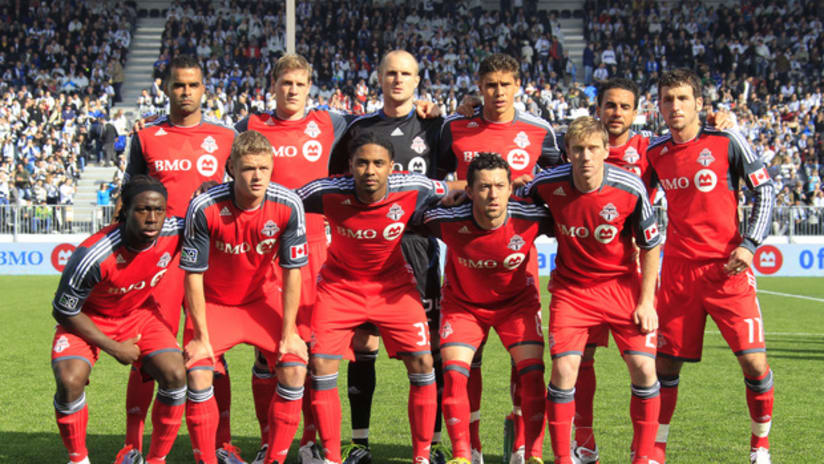 Toronto FC Team photo vs. Vancouver Whitecaps, 3/19/11