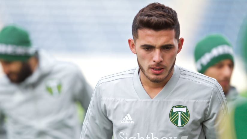 Cristhian Paredes, Timbers training, 3.30.18