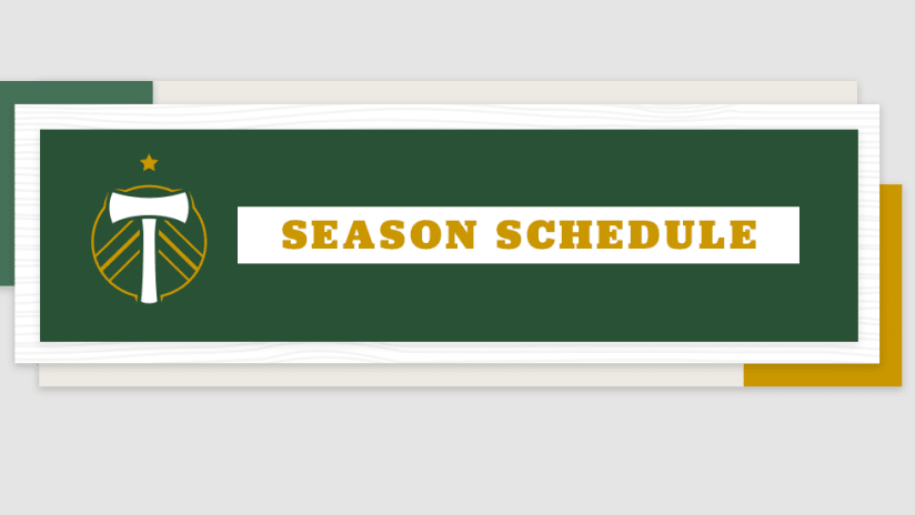 2020 Timbers Schedule release, 12.19.19