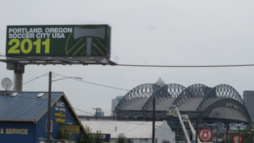 Timbers Billboard in Seattle