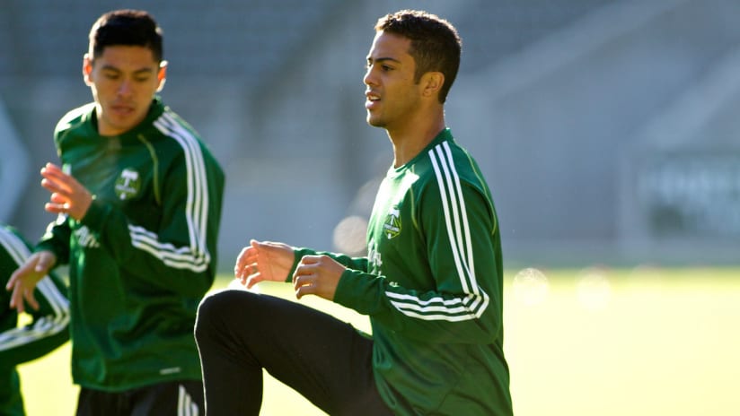 Taylor Peay, Timbers training, 1.25.14