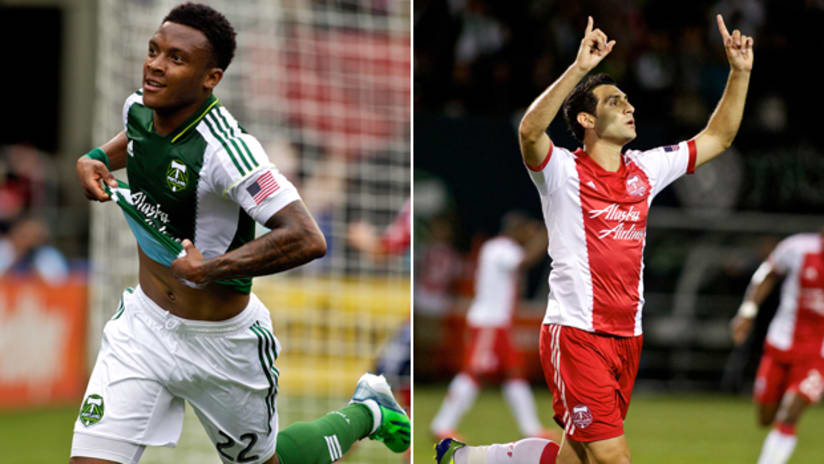 Rodney Wallace, Diego Valeri, 2013 MLS Goal of the Year