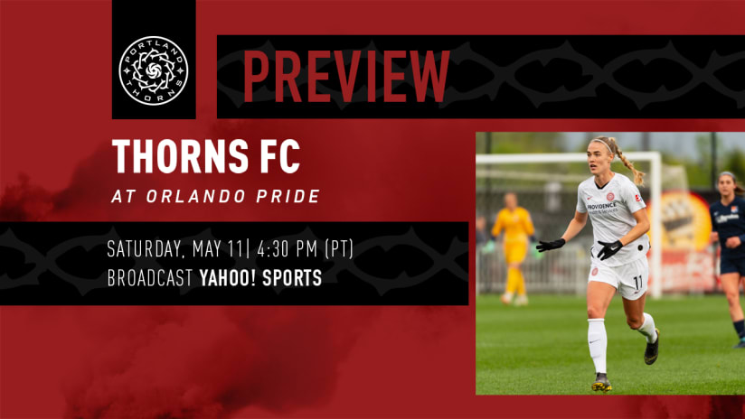 Preview, Thorns @ Pride, 5.11.19
