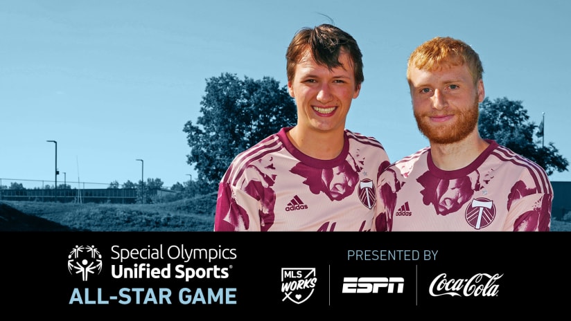 Meet Javas and Sam, our players competing in the MLS Special Olympics Unified All-Star Game