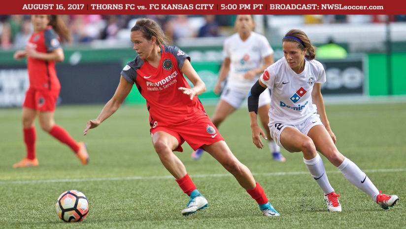 NWSL Preview, Thorns @ FCKC, 8.16.17