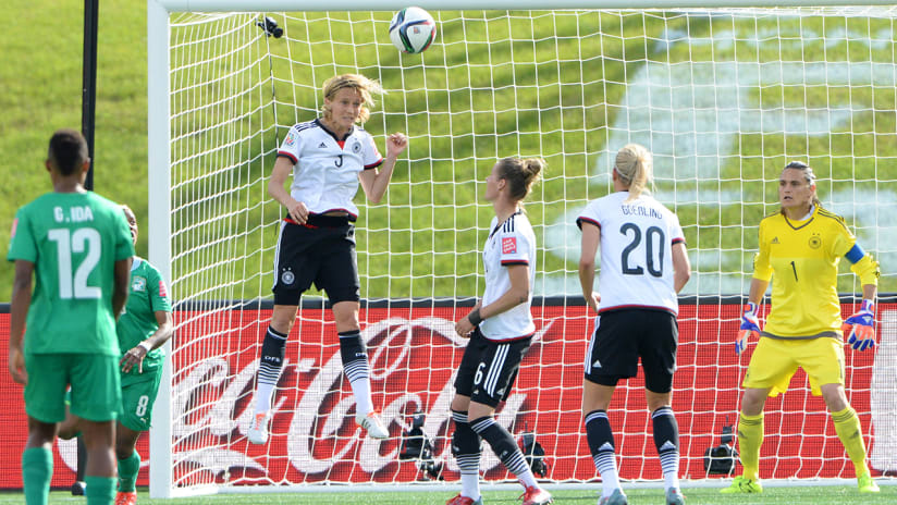 Nadine Angerer, Germany vs. Ivory Coast, 6.7.15