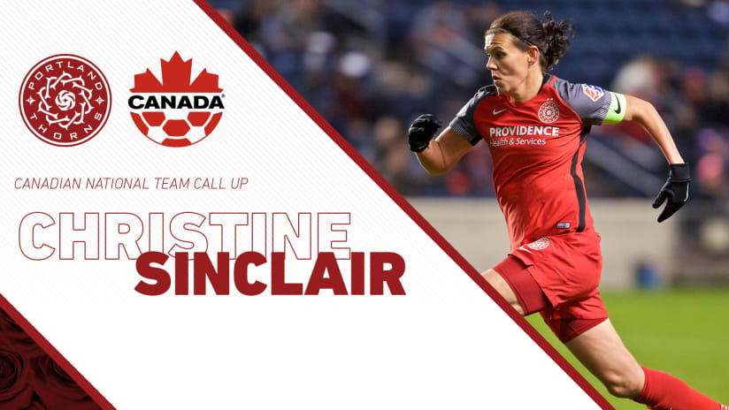 Christine Sinclair, Canada call up, 8.22.18