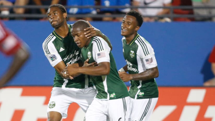 Darlington Nagbe, Frederic Piquionne, Rodney Wallace, Timbers @ FCD, 6.26.13