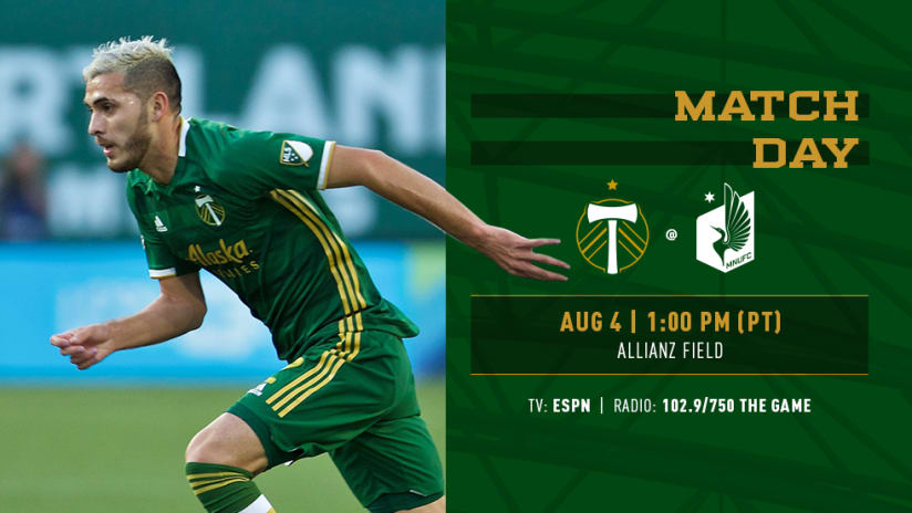 Matchday, Timbers @ Loons, 8.4.19
