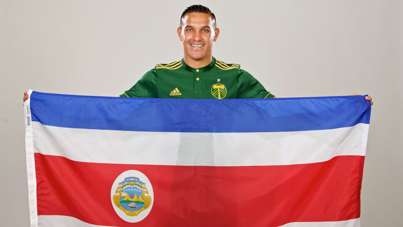David Guzman, Costa Rica flag, 3.20.17