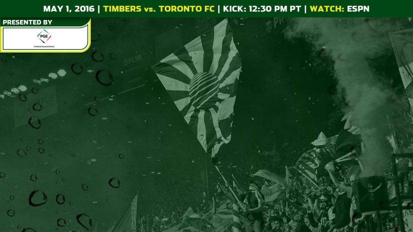 Matchday, Timbers vs. TFC, 5.1.16