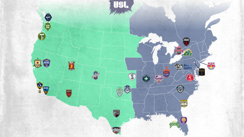 2017 USL Conference alignment