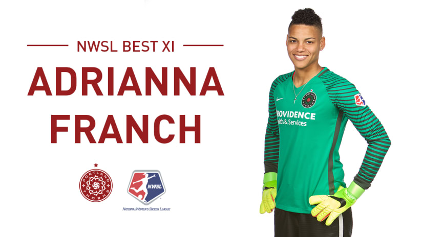 Adrianna Franch, 2017 NWSL Best XI, 10.12.17
