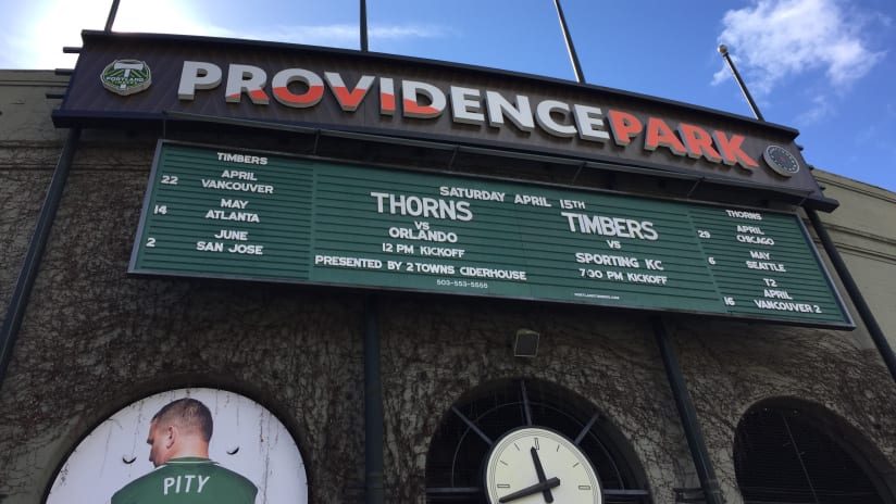 Timbers, Thorns FC doubleheader, 4.14.17