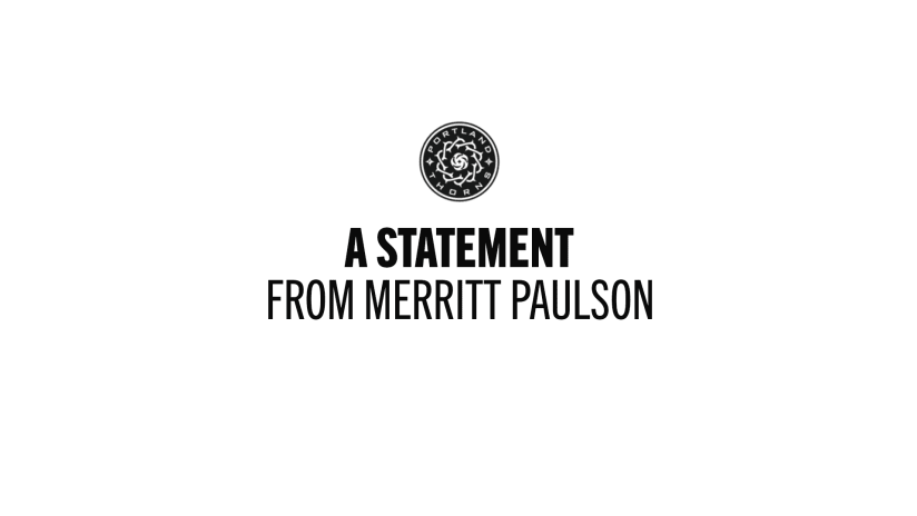 A statement from Merritt Paulson