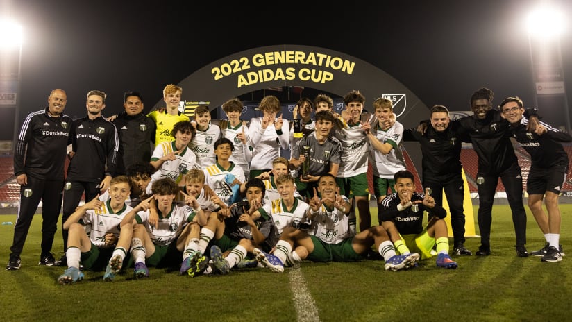 A pivotal meeting, highlight videos and haircuts: The story behind the Timbers U15 team's history-making Generation adidas Cup run