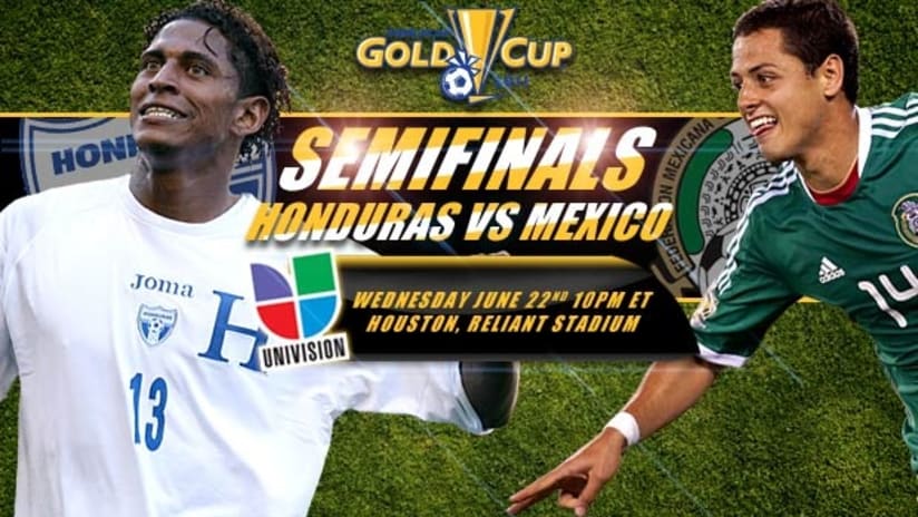 Gold Cup: Mexico vs. Honduras Semifinals