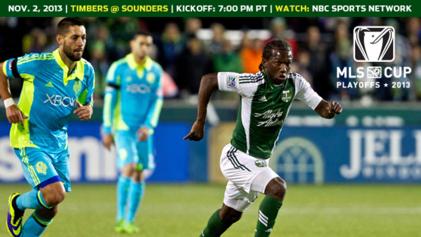 MLS Playoffs Timbers @ Seattle, 11.2.13
