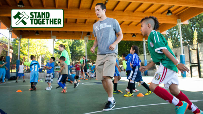 Brent Richards, 2013 Stand Together Week, Hacienda Futsal, 8.5.13