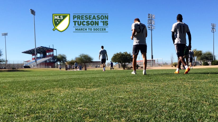 Training, 2015 Timbers in Tucson, 2.9.15