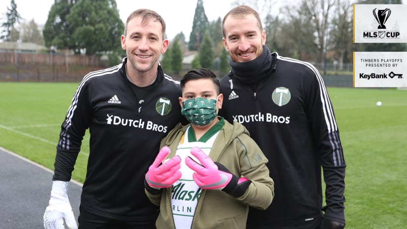 Derrick Tellez and Atticus Lane-Dupre's visit to training extend their special connection to the club