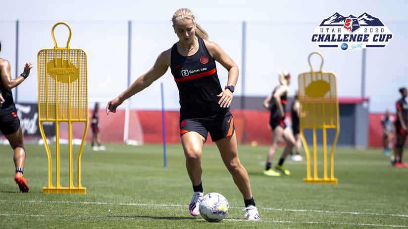 Lindsey Horan, training, Challenge Cup, 6.25.20