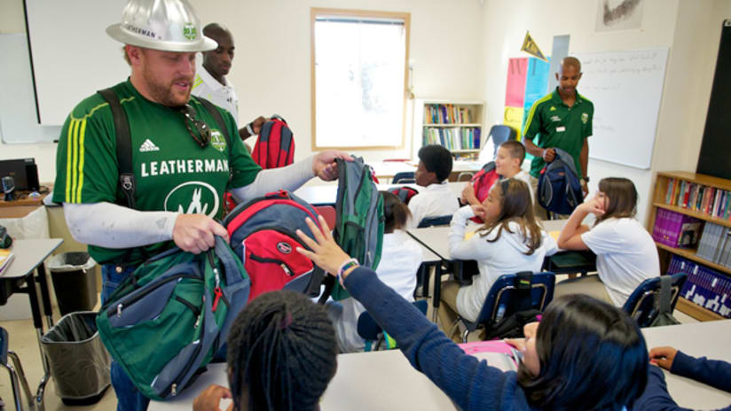 Timbers backpack delivery