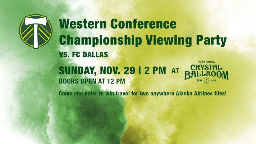 Viewing Party, Timbers @ FCD, 11.24.15
