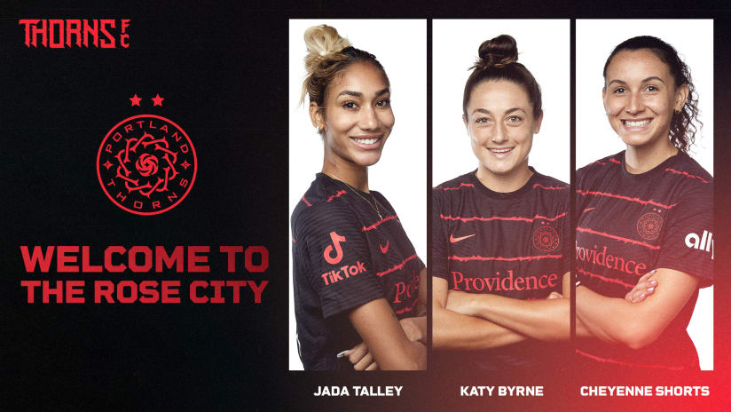 Thorns FC sign Katy Byrne, Cheyenne Shorts, Jada Talley as National Team Replacement players