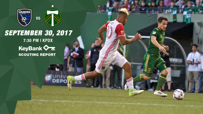 Match Preview, Timbers @ SJ, 9.30.17