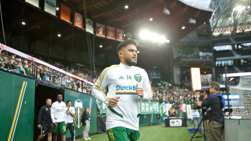 Andres Flores, Timbers vs. Caps, 8.10.19