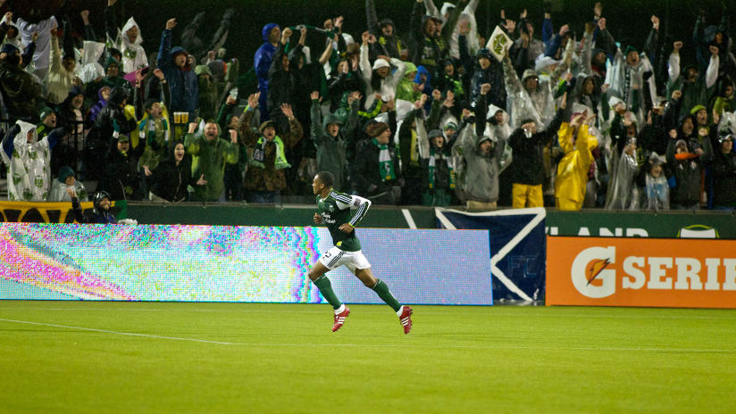 Rodney Wallace, Timbers vs. Fire, 4.14.11