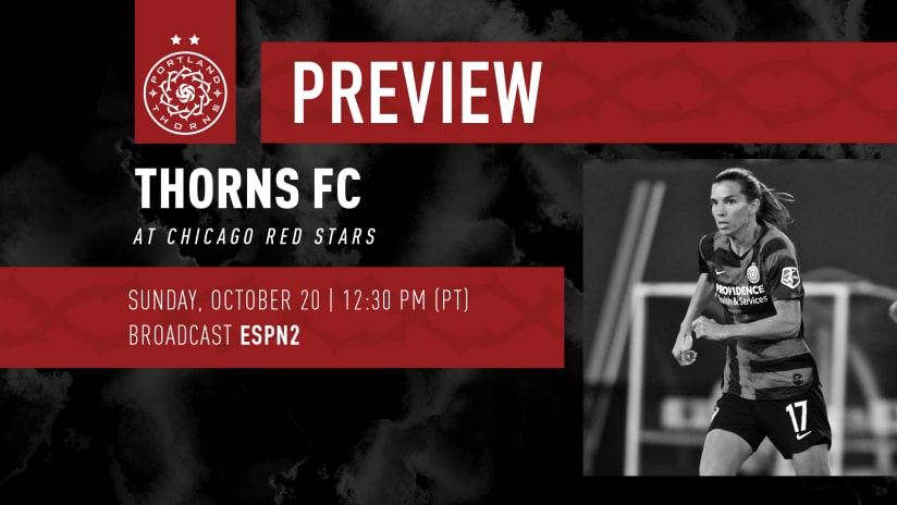 Thorns Preview, Thorns @ Chicago, 10.20.19