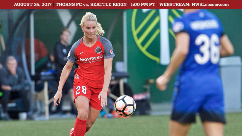 Matchday, Thorns @ Seattle, 8.26.17