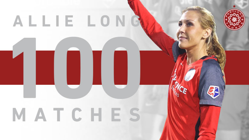Allie Long, 100 games played graphic, 09.30.17