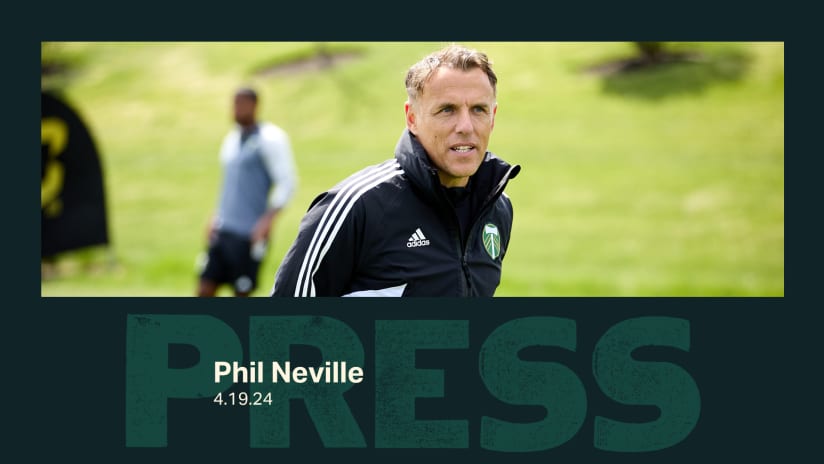 "This is a game where we'll go out and play with personality" | Neville talks ahead of CLBvPOR