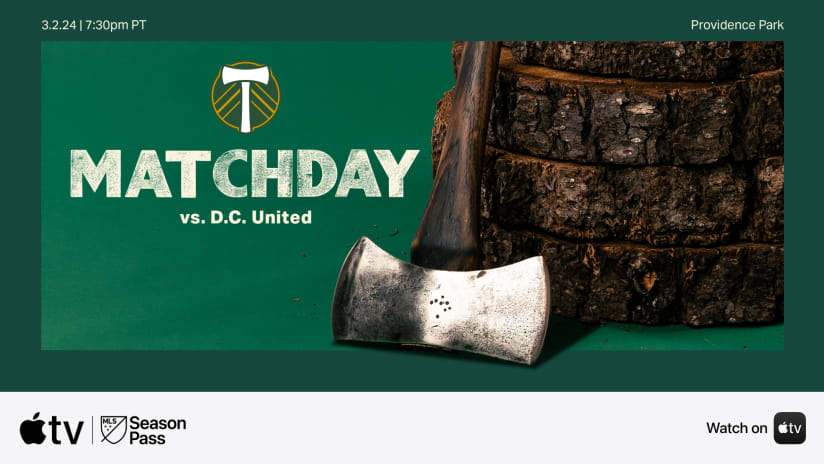 Matchday | Timbers duel D.C. United at Providence Park