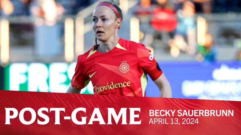 "These are things we just have to keep working on" | Cap Becky Sauerbrunn reflects on loss to NCC