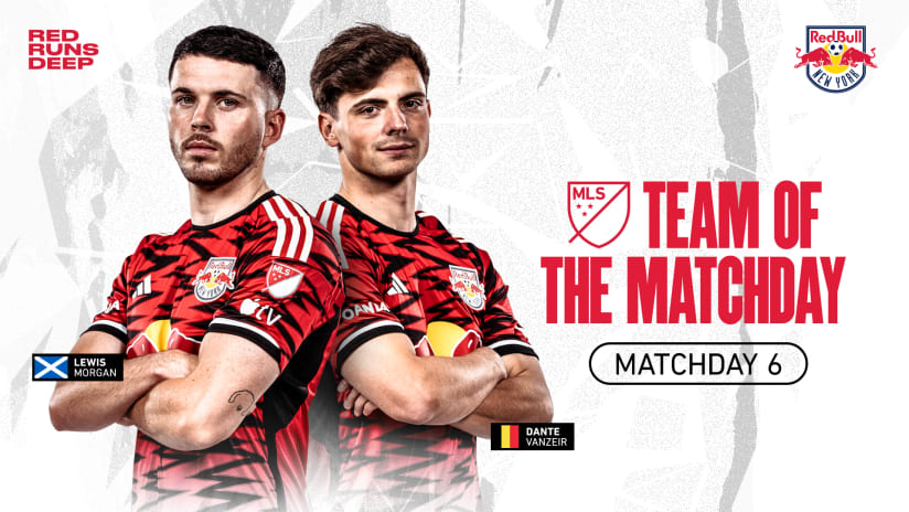 Lewis Morgan, Dante Vanzeir Named to MLS Team of the Matchday, pres. by Audi