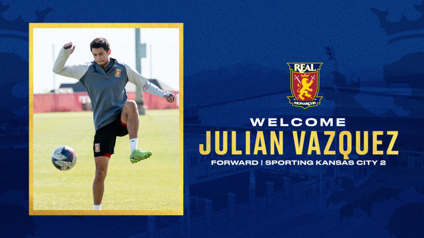 Real Monarchs Sign Former RSL Homegrown Julian Vazquez