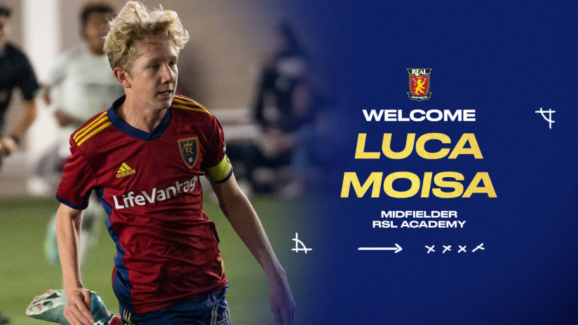 Real Monarchs Sign RSL Academy Midfielder Luca Moisa
