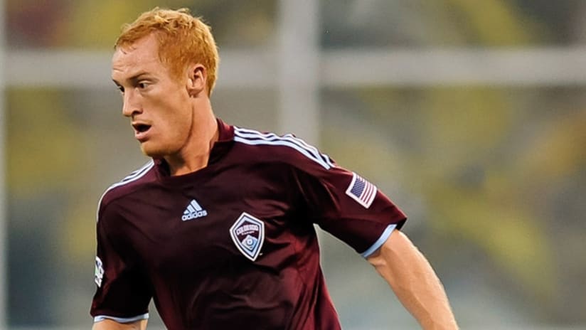 Jeff Larentowicz is a key cog to Colorado's funnel-and-press formation.
