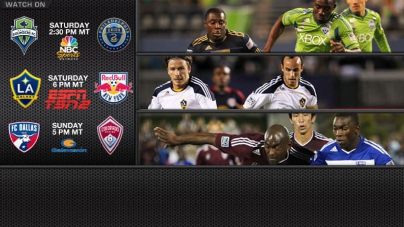 MLS TV Listings, Week 9